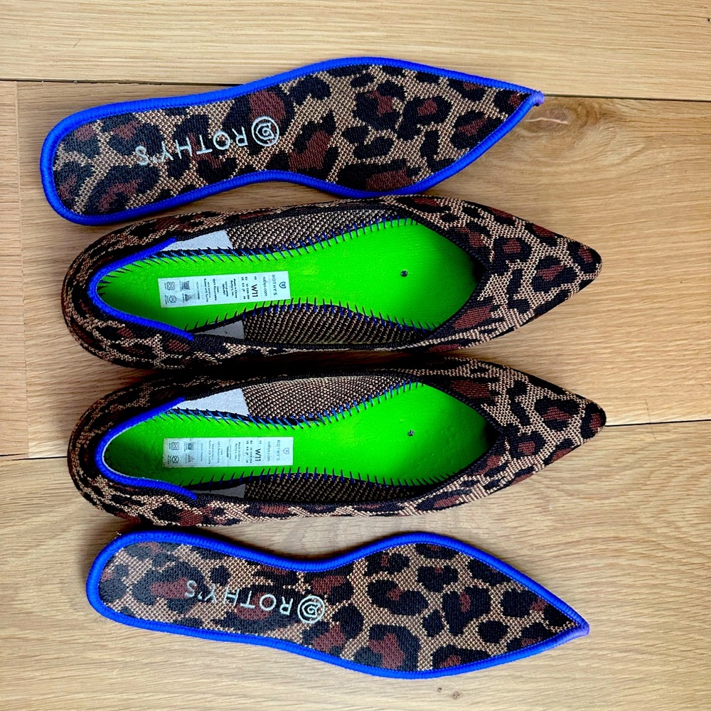 Comfy and Stylish Rothy Point Shoes, Big Cat, Size 11. - Picture 2 of 5